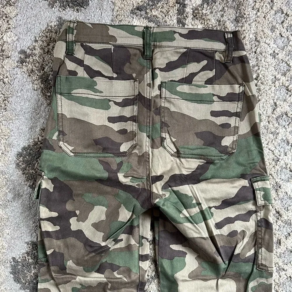 J.Crew Cargo Toothpick Camo Pants 25
